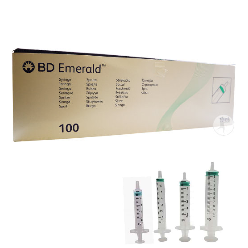 Seringues BD Emerald Luer/ 100